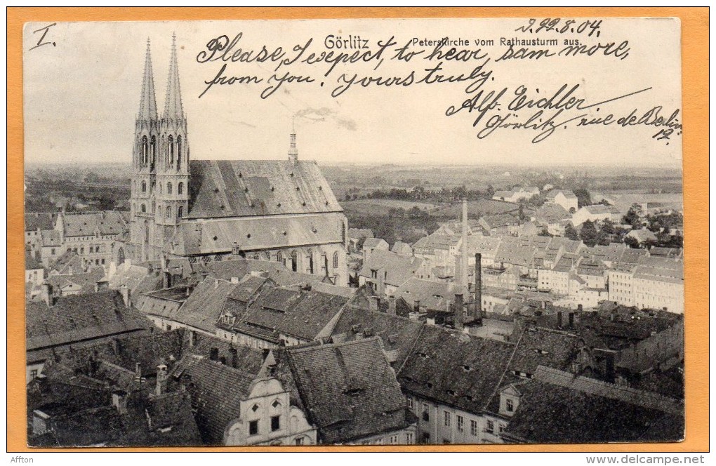 Gorlitz 1904 Postcard - Goerlitz