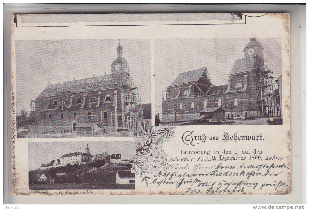 8899 HOHENWART, Kircheneinsturz Dezember 1899 - Pfaffenhofen