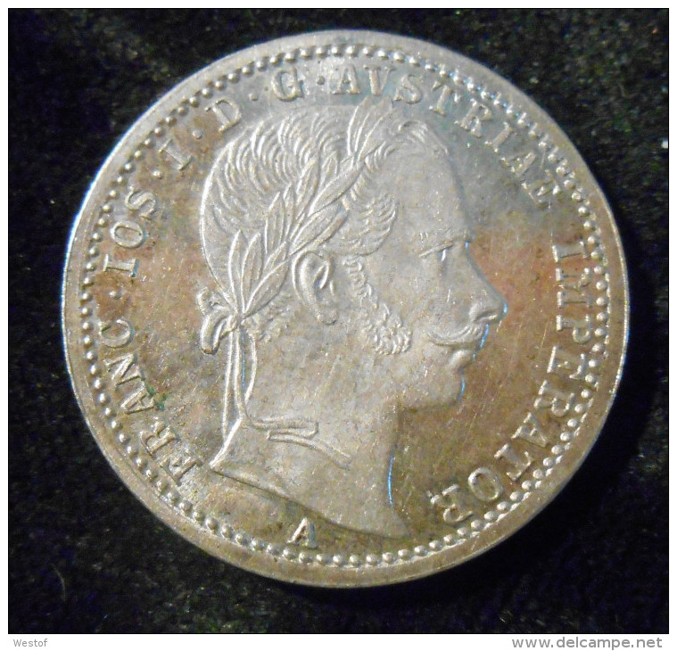 AUTRICHE- FLORIN  1862 A   ARGENT  SUP - Austria