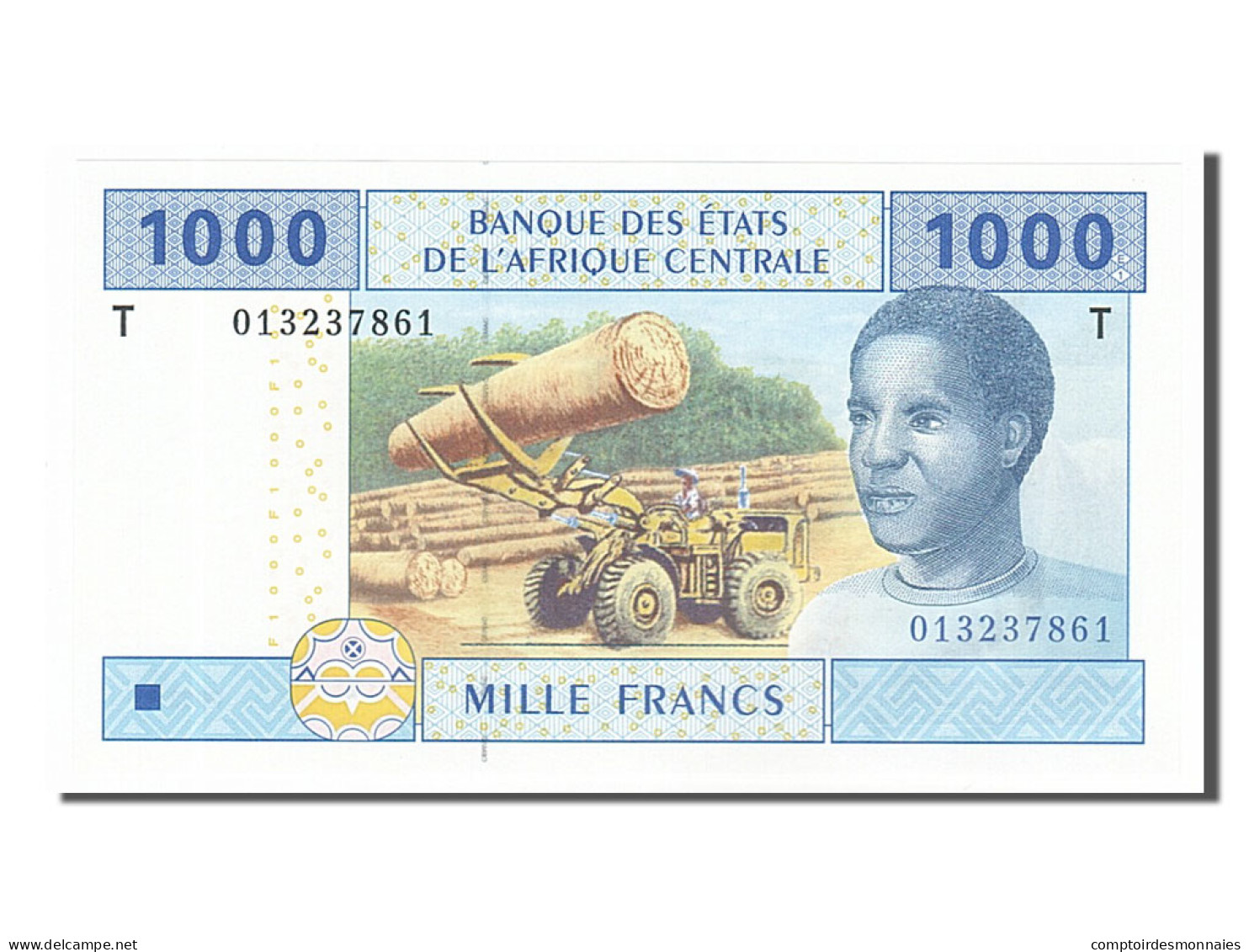 Billet, États De L'Afrique Centrale, 5000 Francs, 2002, NEUF - Autres & Non Classés