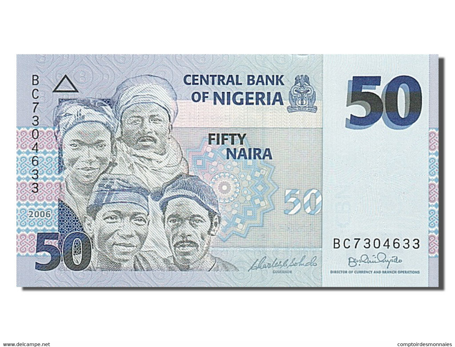 Billet, Nigéria, 50 Naira, 2006, NEUF - Nigeria