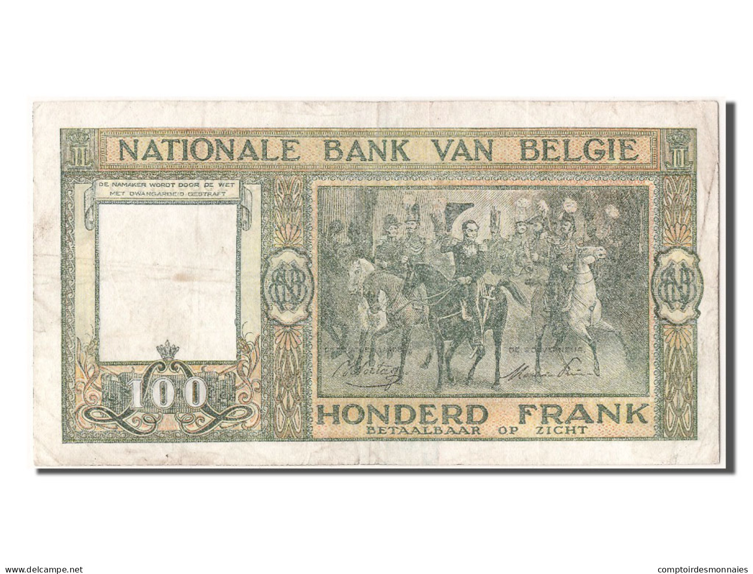 Billet, Belgique, 100 Francs, 1946, 1946-01-25, TB+ - 100 Francs