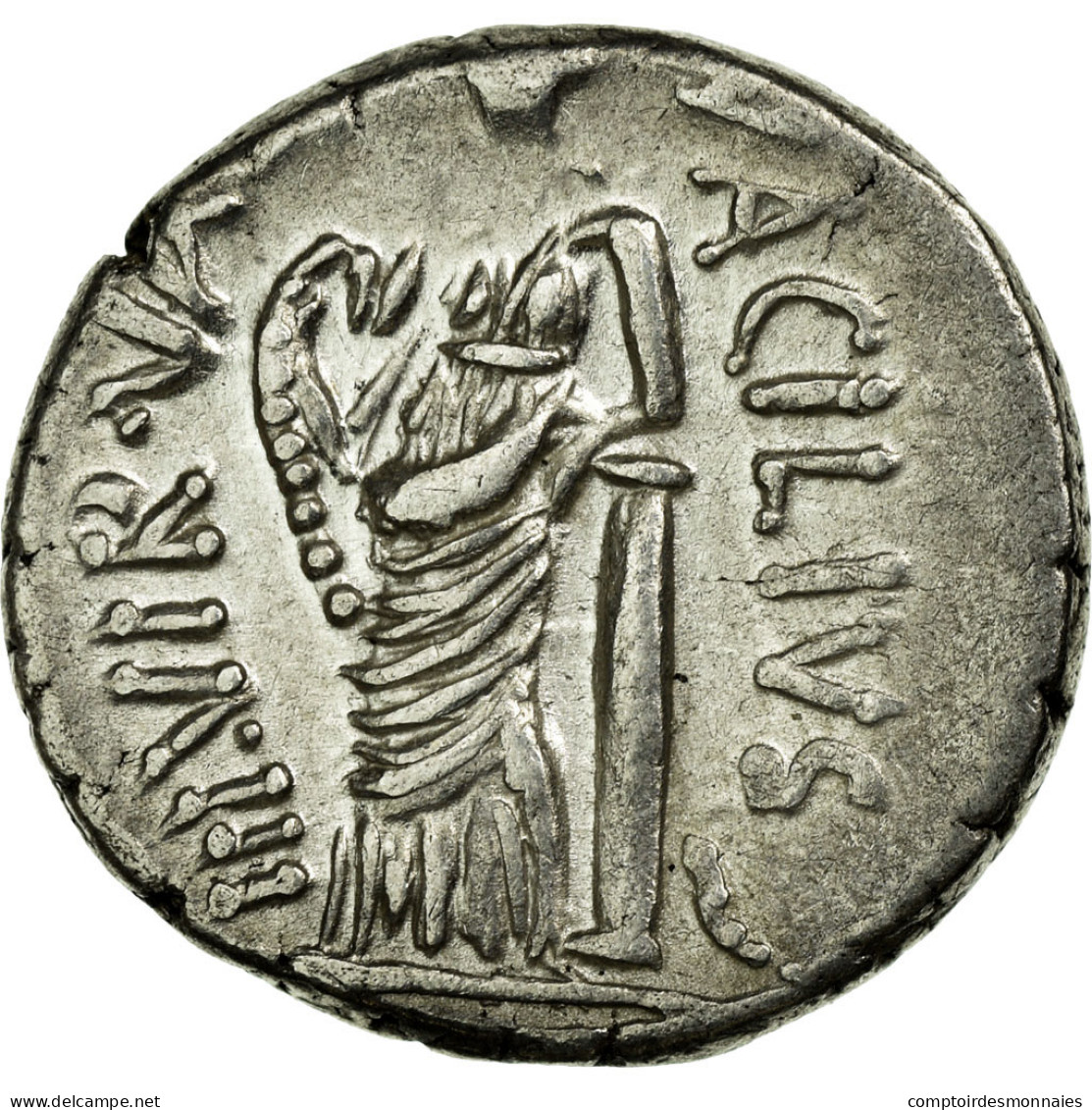 Monnaie, Acilia, Denier, TTB+, Argent - Republic (280 BC To 27 BC)