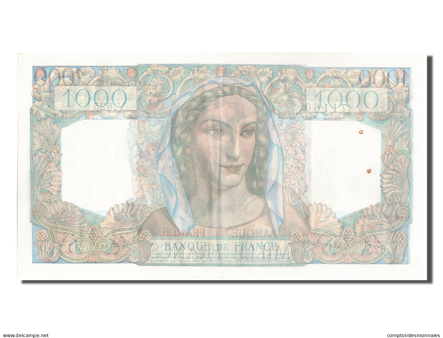 Billet, France, 1000 Francs, 1 000 F 1945-1950 ''Minerve Et Hercule'', 1949 - 1 000 F 1945-1950 ''Minerve Et Hercule''