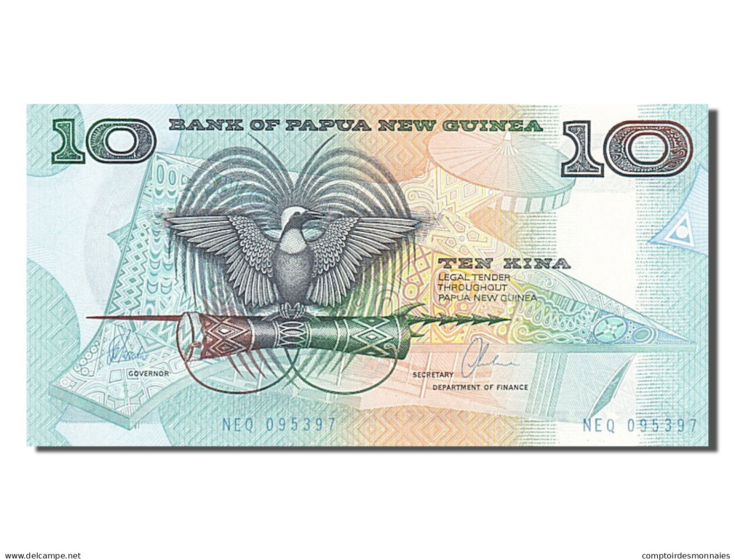 Billet, Papua New Guinea, 10 Kina, 1988, NEUF - Papua New Guinea