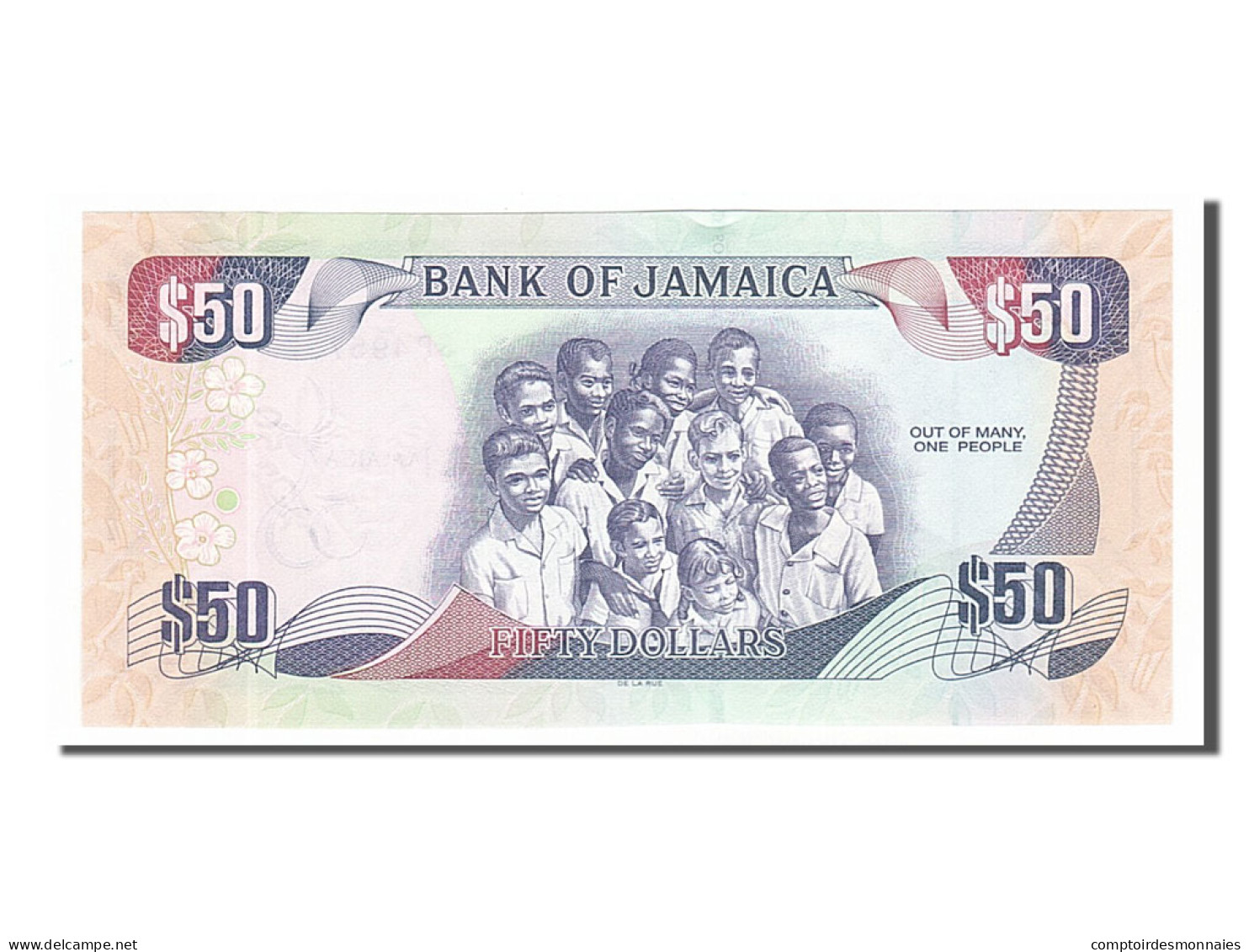 Billet, Jamaica, 50 Dollars, 2012, 2012-08-06, NEUF - Jamaique