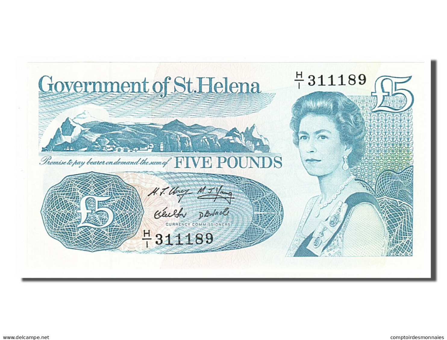 Billet, Saint Helena, 5 Pounds, 1998, NEUF - Sainte-Hélène