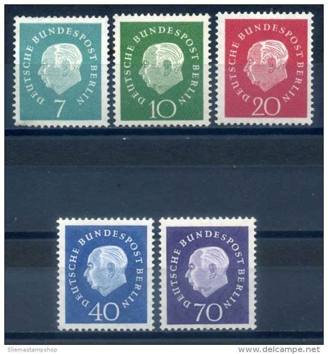 GERMANY BERLIN - 1959 DEFINITIVES - Andere & Zonder Classificatie