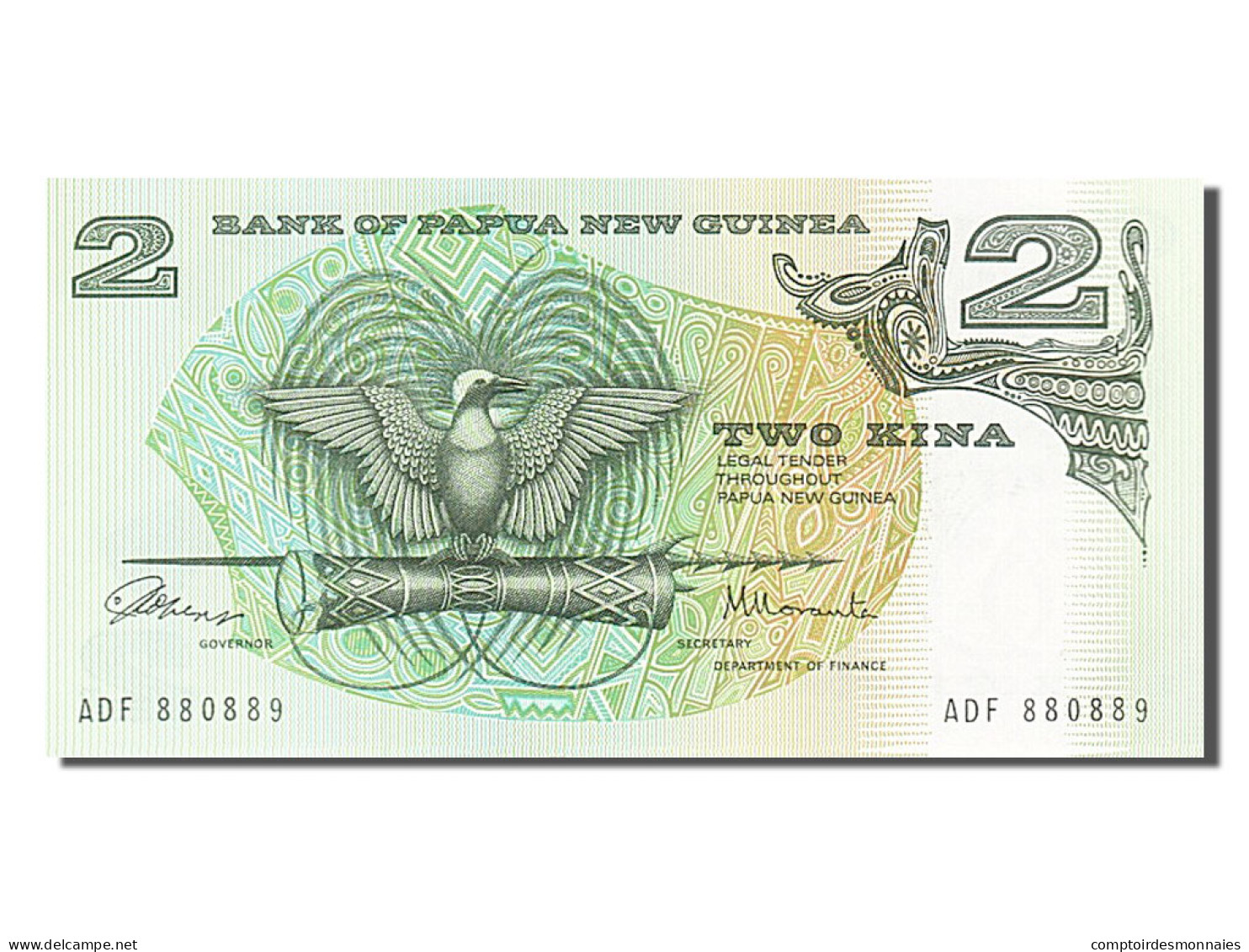 Billet, Papua New Guinea, 2 Kina, 1975, NEUF - Papouasie-Nouvelle-Guinée