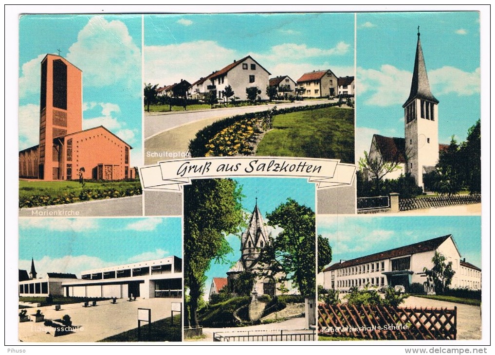 D4535     SALZKOTTEN : Gruss Aus ( Multiview) - Paderborn