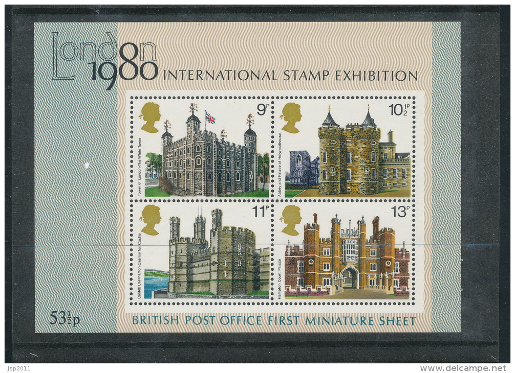 United Kingdom, 1980. Stamp Expo London 1980. Britain's First Miniature Sheet MNH (**) - Blocks & Miniature Sheets