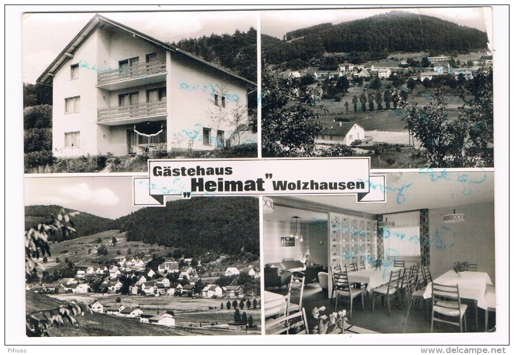 D4539    WOLZHAUSEN : Gastehaus Heimat - Marburg