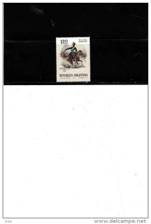 ARGENTINA  - Yvert  985** - Militare - Cavallo - Ungebraucht