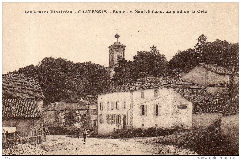 CHATENOIS Route De Neufchateau Au Pied De La  Cote - Chatenois