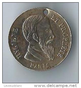 Médaille Commémorative De Foire/Hygiéne Et  Propreté/ Systéme Raspail/Paris/ Entre 1855 Et 1867  D439 - Before 1871