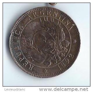 Médaille /Républica Argentina/ Libertad/ Tête De Mariane Par OUDINI/ 1892  D440 - Autres & Non Classés