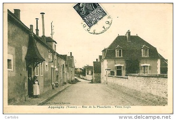 89 APPOIGNY  Rue De La Planchette  - Vieux Logis - Appoigny