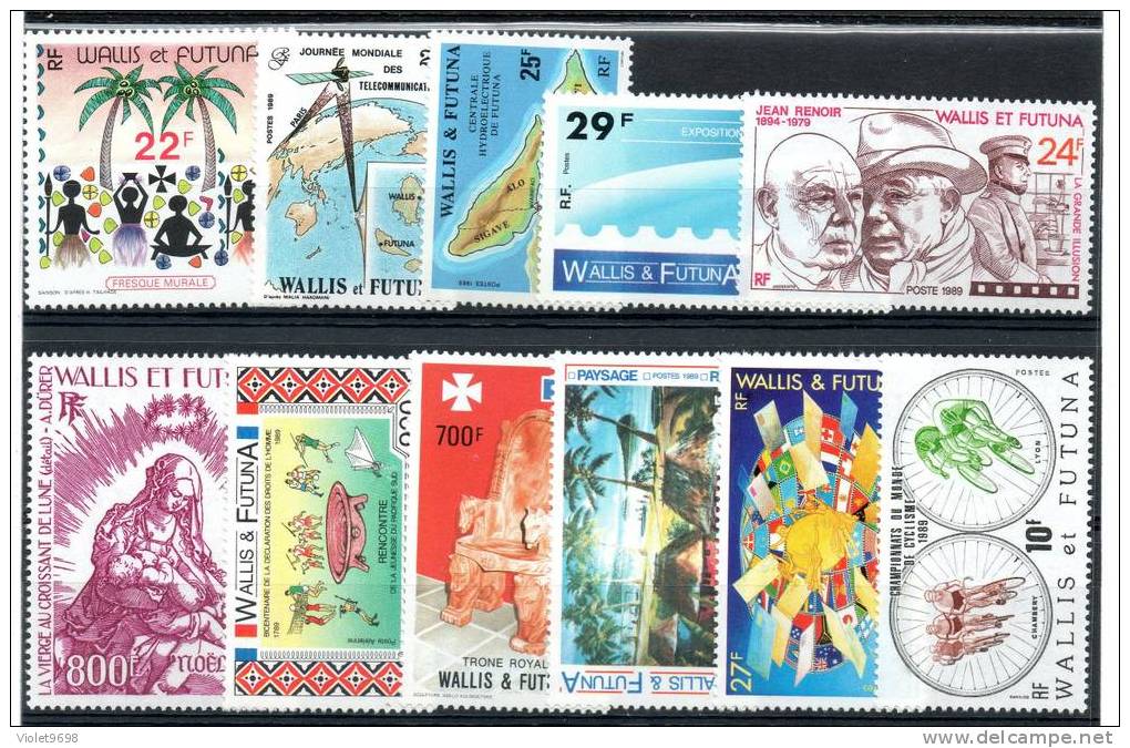 WALLIS Et FUTUNA: Année Complète 1989 ** - Années Complètes