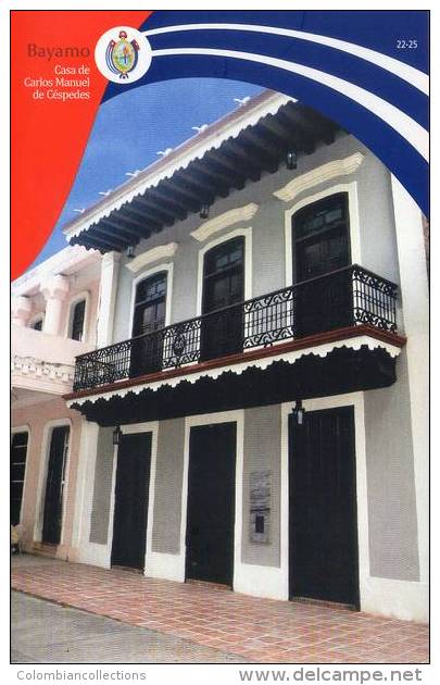 Lote TP58, Cuba, Entero Postal, Postal Stationary, Bayamo, 22-25, Casa De Carlos Manuel De Cespedes - Cartoline Maximum