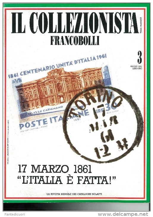 Rivista Il Collezionista, Bolaffi Editore N. 3 Anno 1991 - Italiaans (vanaf 1941)