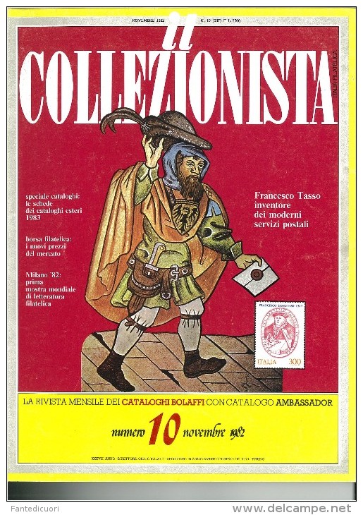 Rivista Il Collezionista, Bolaffi Editore N. 10 Anno 1982 - Italian (from 1941)