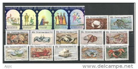 Année 1985.   17 T-p  Neufs **.  Côte  35,00 € - Christmas Island