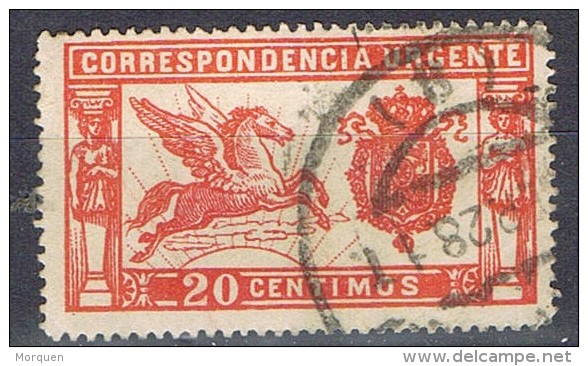 Sello Urgente PEGASO, Color Rojo, Num 324 º - Nuevos