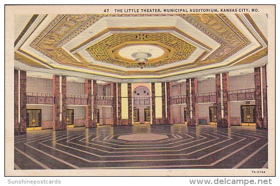 The Little Theater Municipal Auditorium Kansas City Missouri 1943 - Kansas City – Missouri