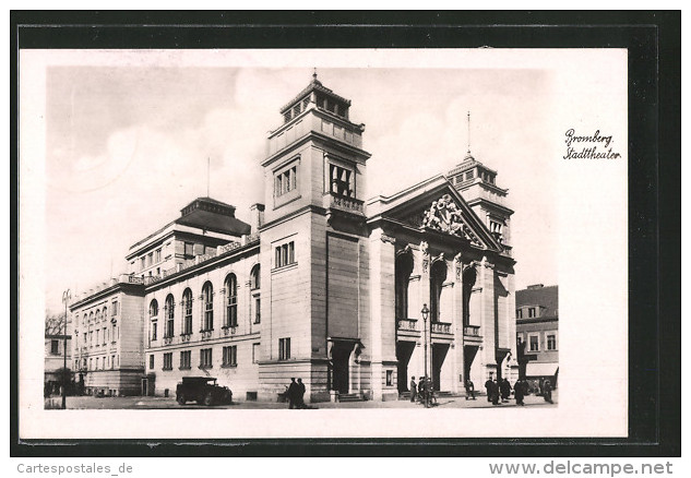 AK Bromberg / Bydgoszcz, Stadtheater - Westpreussen