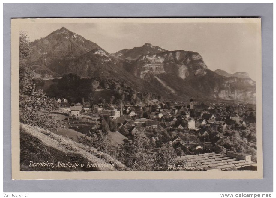 AT Vorarlberg DORNBIRN Staufensp.u Breitenberg  Foto Heim 1951.3.19 Nach Winterthur - Dornbirn