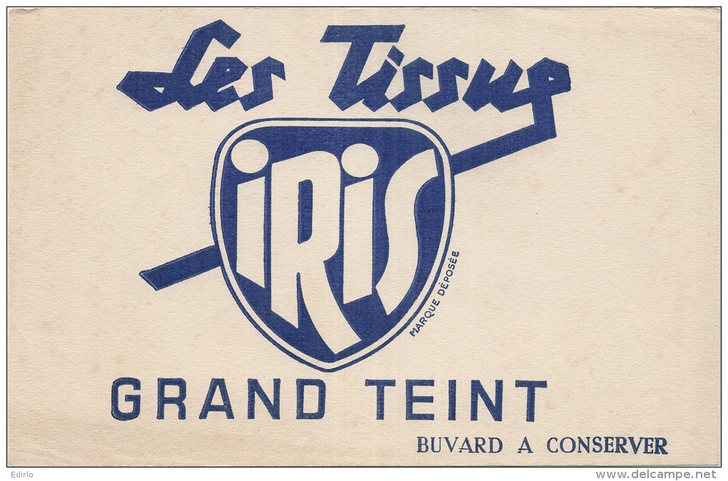 BUVARD - Textile - Les Tissus IRIS Grand Teint TTB - Textile & Vestimentaire