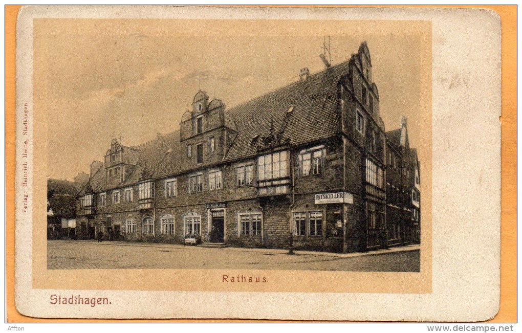 Stadthagen 1900 Postcard - Stadthagen