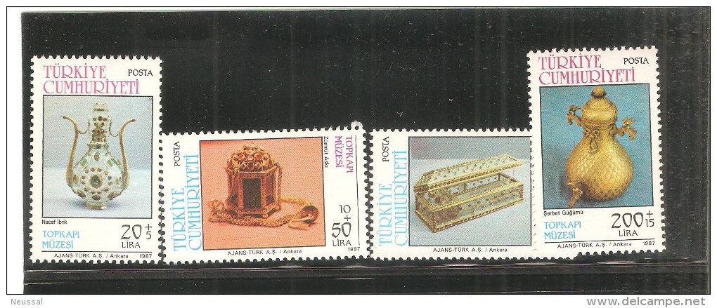 Serie  Nº 2536/9   Turquia - Unused Stamps