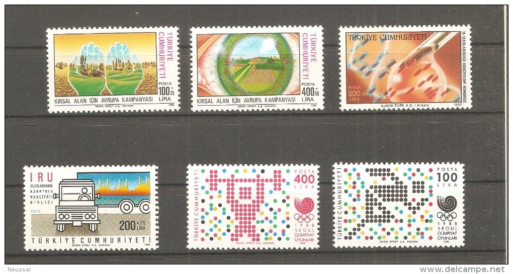 Ficha Sellos De   Turquia - Unused Stamps