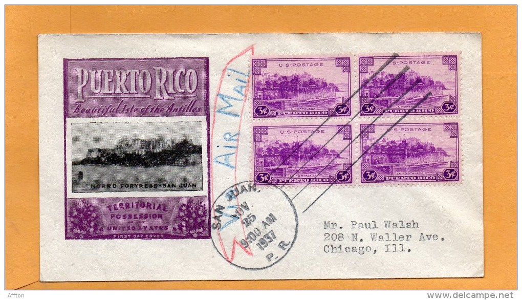 United States 1937 FDC - 1851-1940