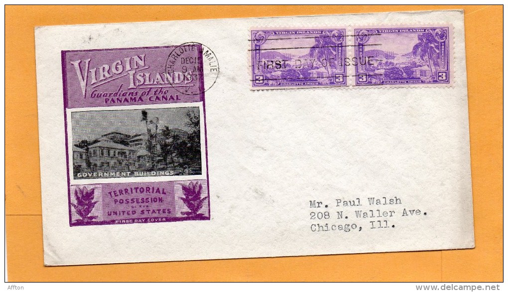 United States 1937 FDC - 1851-1940