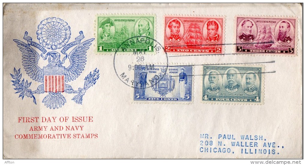 United States 1936 FDC - 1851-1940