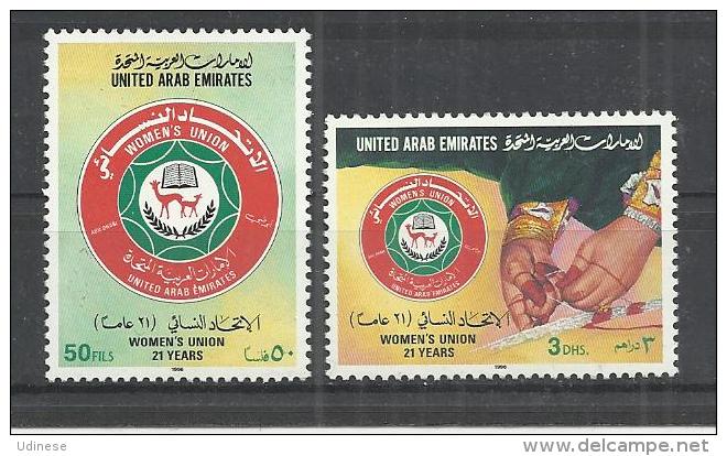 UNITED ARAB EMIRATES 1996 - WOMEN'S ASSOCIATION - CPL. SET - MNH MINT NUEVO NEUF NUEVO - Emirats Arabes Unis (Général)