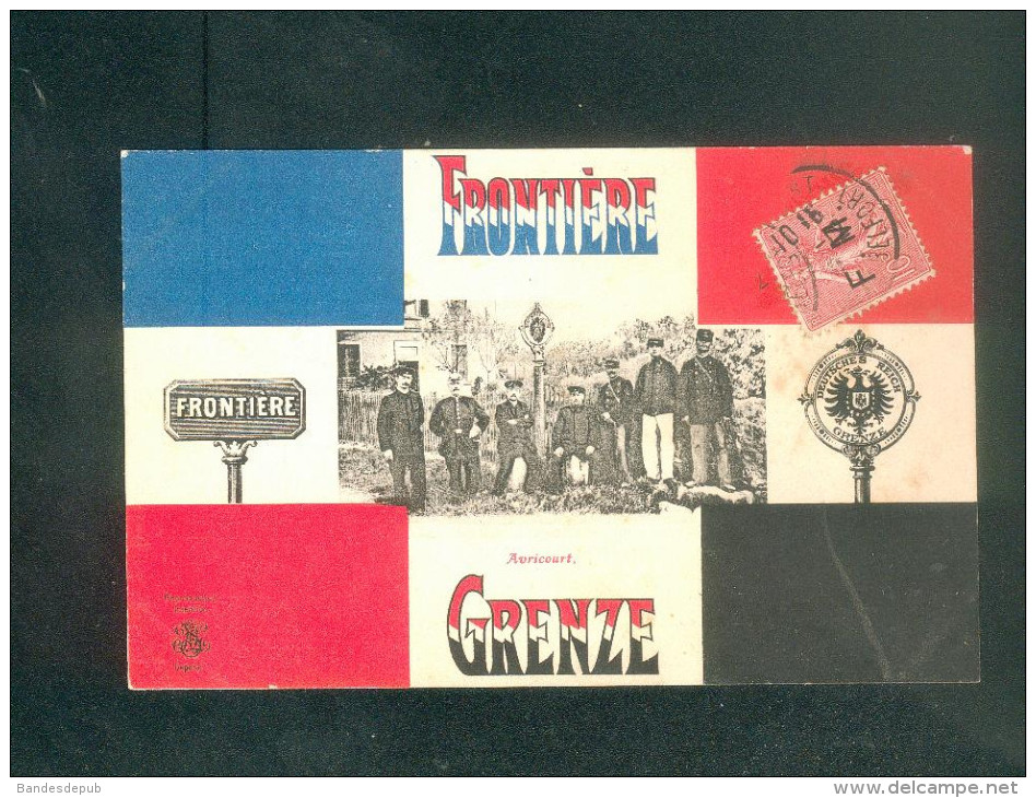 Avricourt - Frontiere Franco Allemande - Grenze ( Animée Douane Douanier ) - Other & Unclassified