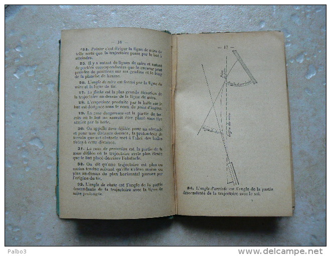 Livre Manuel Reglement Sur Instruction Du Tir 1896 Lebel Revolver Piou Piou - 1914-18