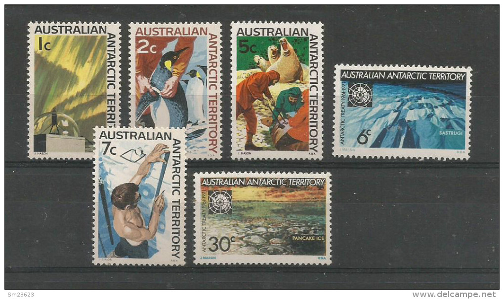 AAT - Australisches Antartis-Territorium - 1966 , Mi.Nr. 8/9 + 11/12 + 18/19 - Postfrisch / MNH / Mint / (**) - Unused Stamps