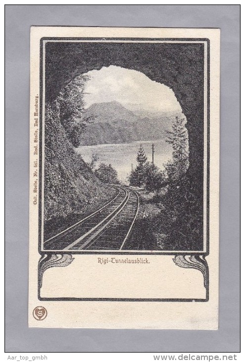 SZ RIGI-Tunnelausblick  Foto Stolle #541 Ungebraucht - Autres & Non Classés