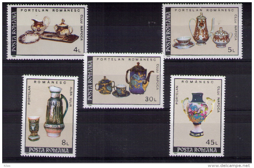 ROMANIA 1992 Porcelain - Nuovi