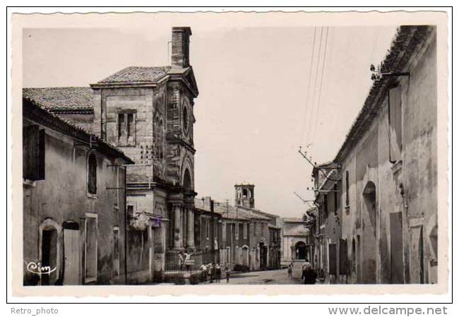 Générac - Temple Et Rue De St-Gilles - Autres & Non Classés