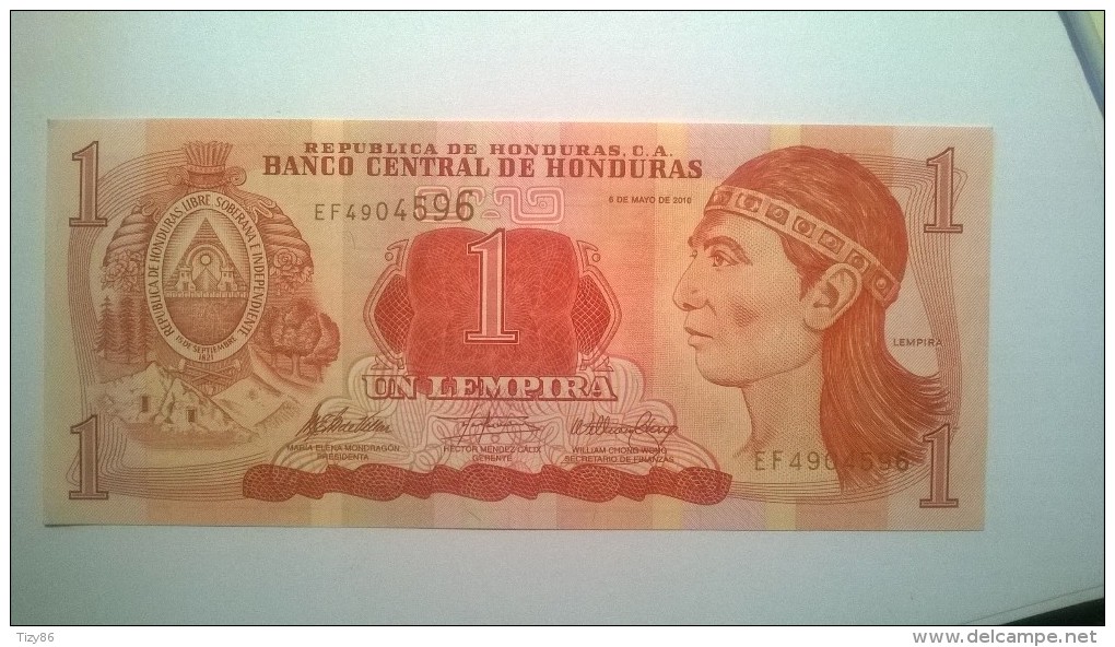 REPUBLICA DE HONDURAS C.A. - 1 Lempira - Honduras