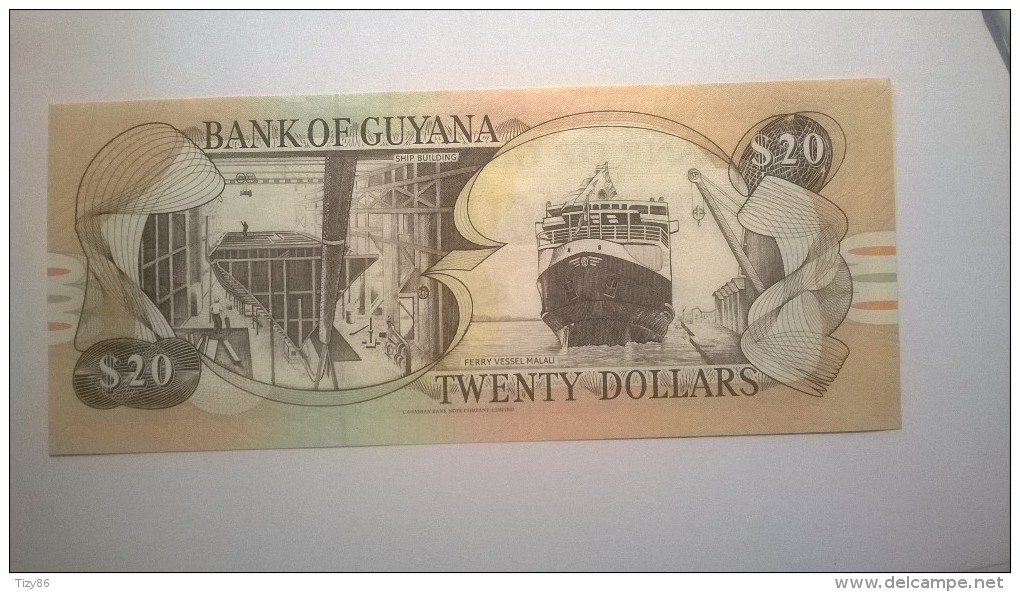 BANK OF GUYANA - 20 DOLLARS - Guyana