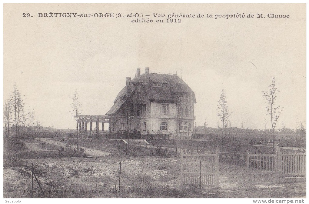 BRETIGNY Sur ORGE - Vue Générale De La Propriété Clause - Bretigny Sur Orge