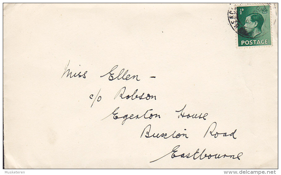 Great Britain BEACONSFILELD 1936 Cover To EASTBOURNE Edward VIII. Stamp - Brieven En Documenten