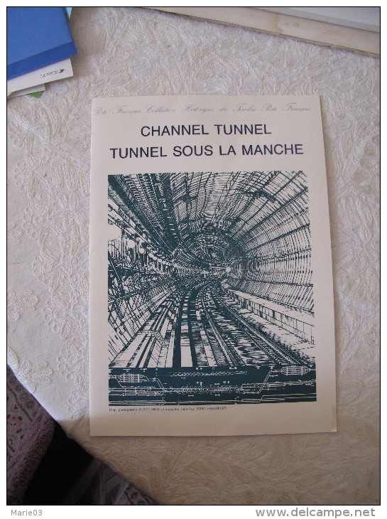 Document Tunnel Sous La Manche - Channel Tunnel - 1994 - Avec Timbres - Otros & Sin Clasificación