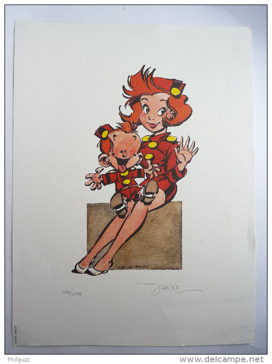 EX LIBRIS - TOME & JANRY - PETIT SPIROU - NS - DUPUIS 1999 - TRES GRAND FORMAT - Illustrators S - V